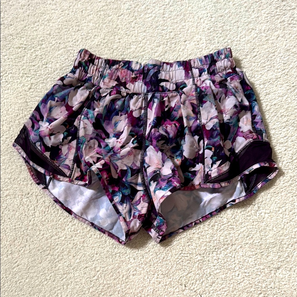 Lululemon Athletica Purple and Pink Athletic Shorts